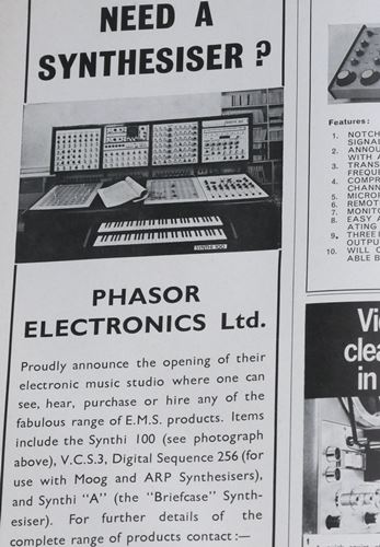 various-Studio Sound Apr 72 (Synthi 100 ad)